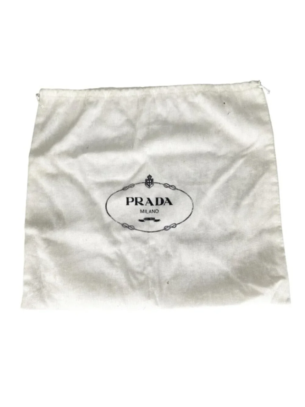 Prada Tote Bag Wool Gray